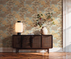 Bonsai Grove Ochre & Blue Cuba II Wallpaper by A S Creation — roomshot 3
