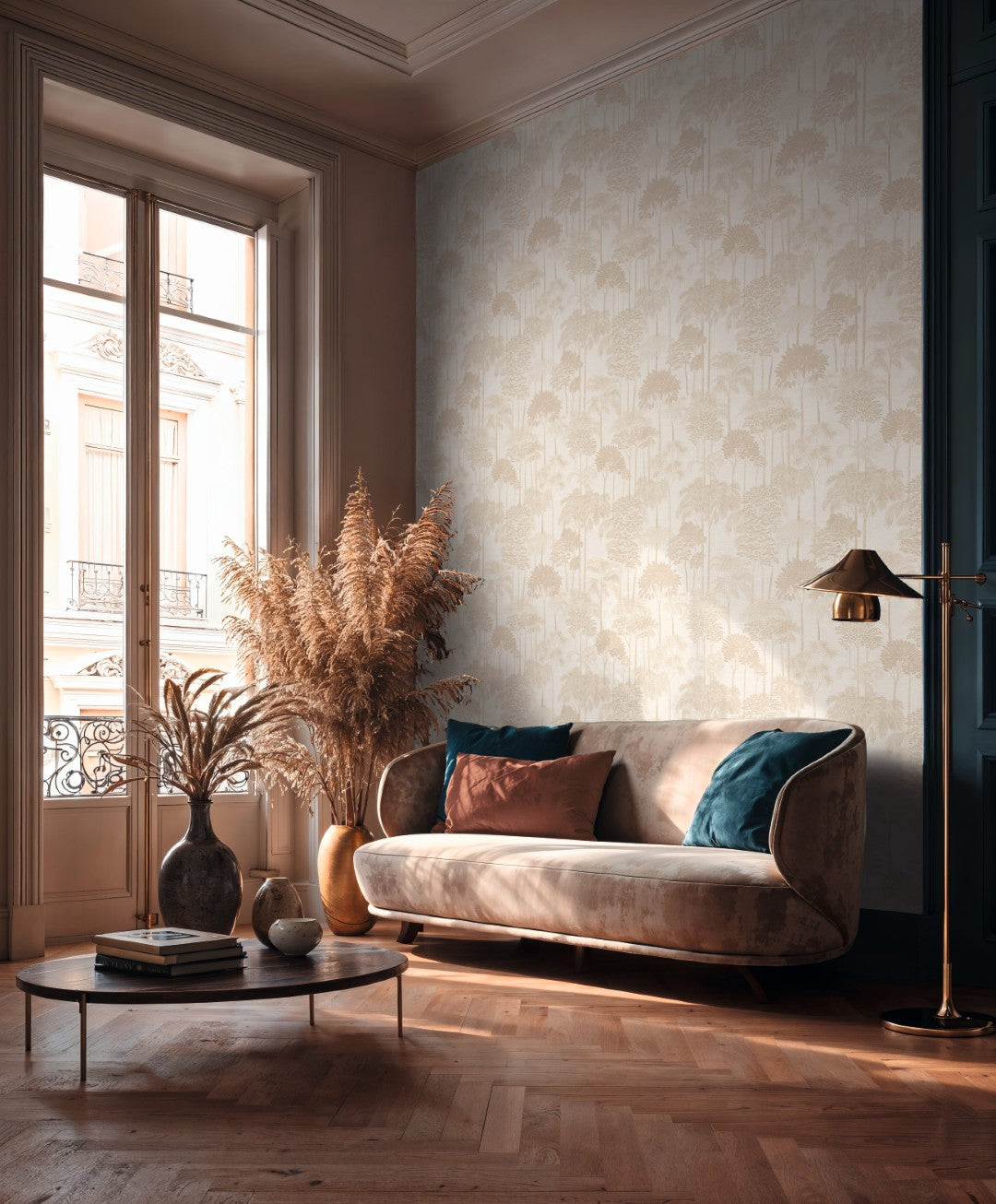 Palm Forest Cream Cuba II Wallpaper by A S Creation — roomshot 2