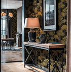 Palm Forest Black & Gold Cuba II Wallpaper by A S Creation — roomshot 1
