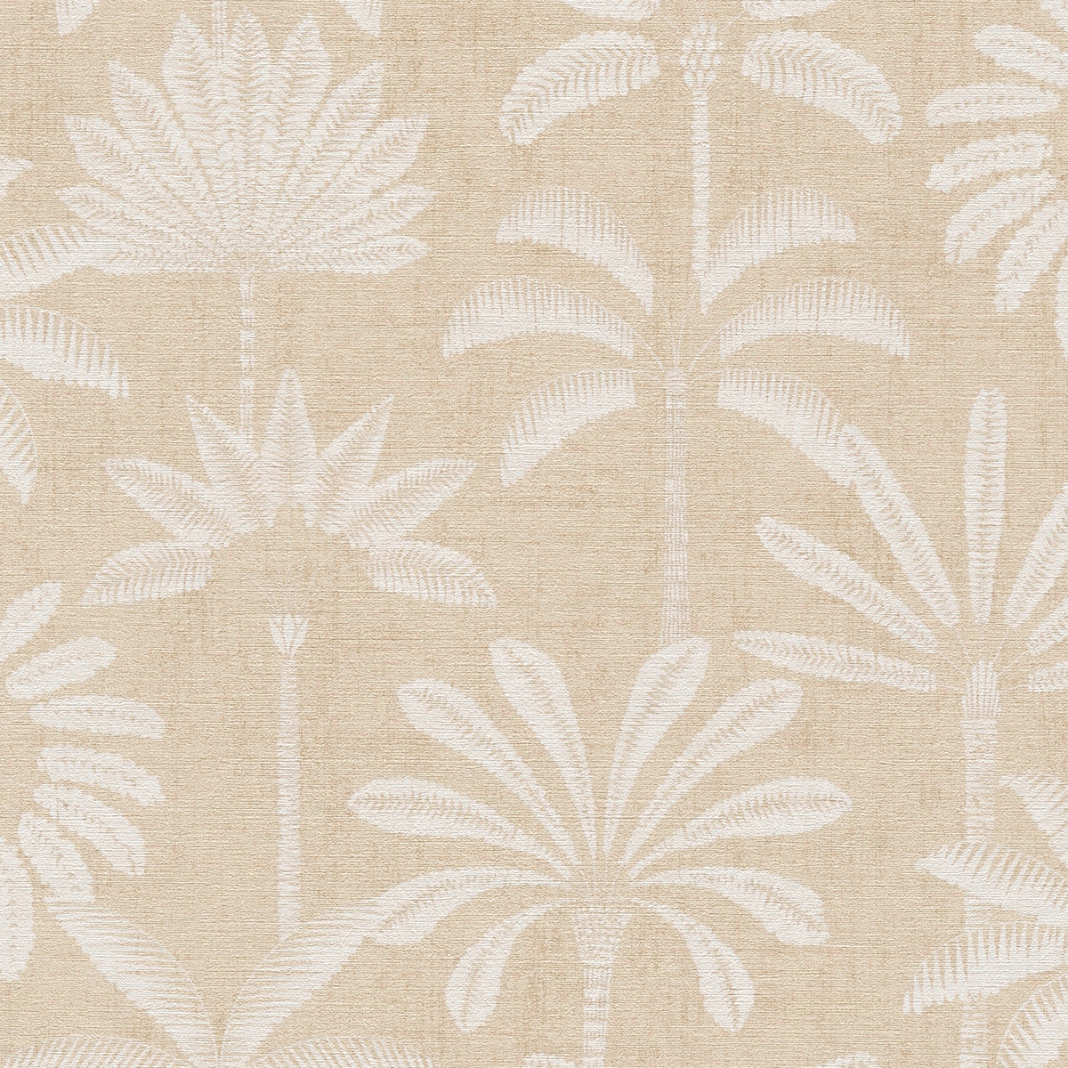 Fan Palm Natural Cuba II Wallpaper by A S Creation — flat