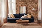 Fan Palm Coral & Black Cuba II Wallpaper by A S Creation — roomshot 1