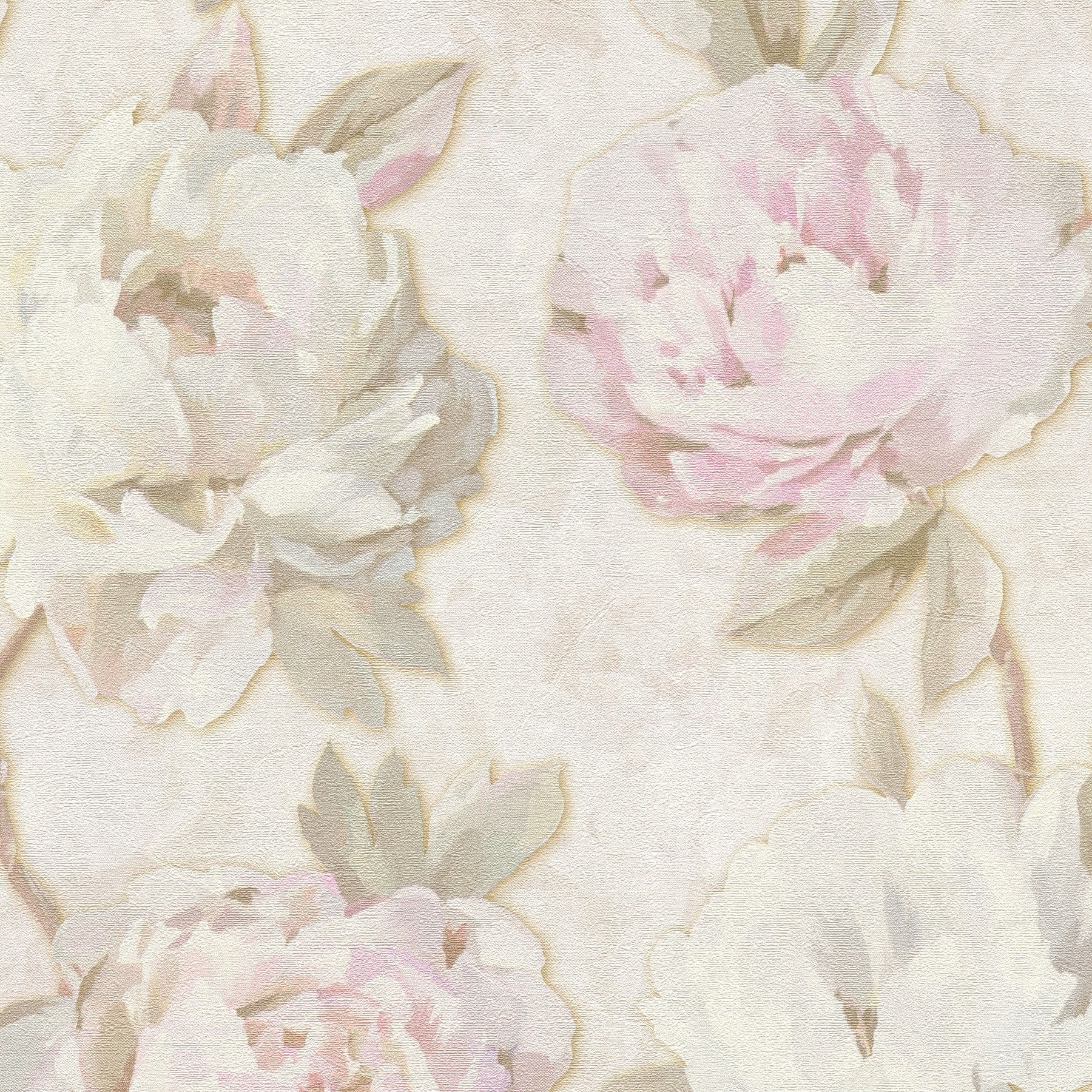 791671 Nature Green Cream Wallpaper by A S Creation