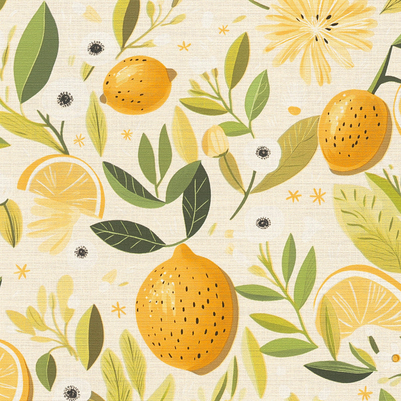 791692 Nature Yellow Cream Wallpaper by A S Creation