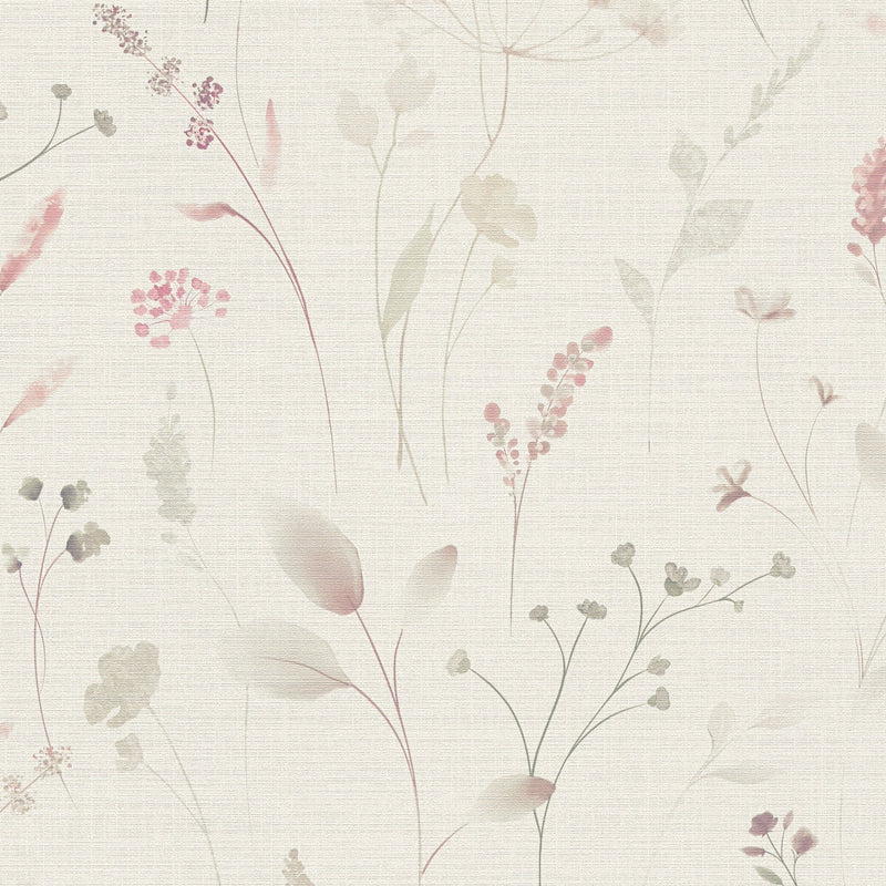 791703 Floral Green Cream Wallpaper by A S Creation