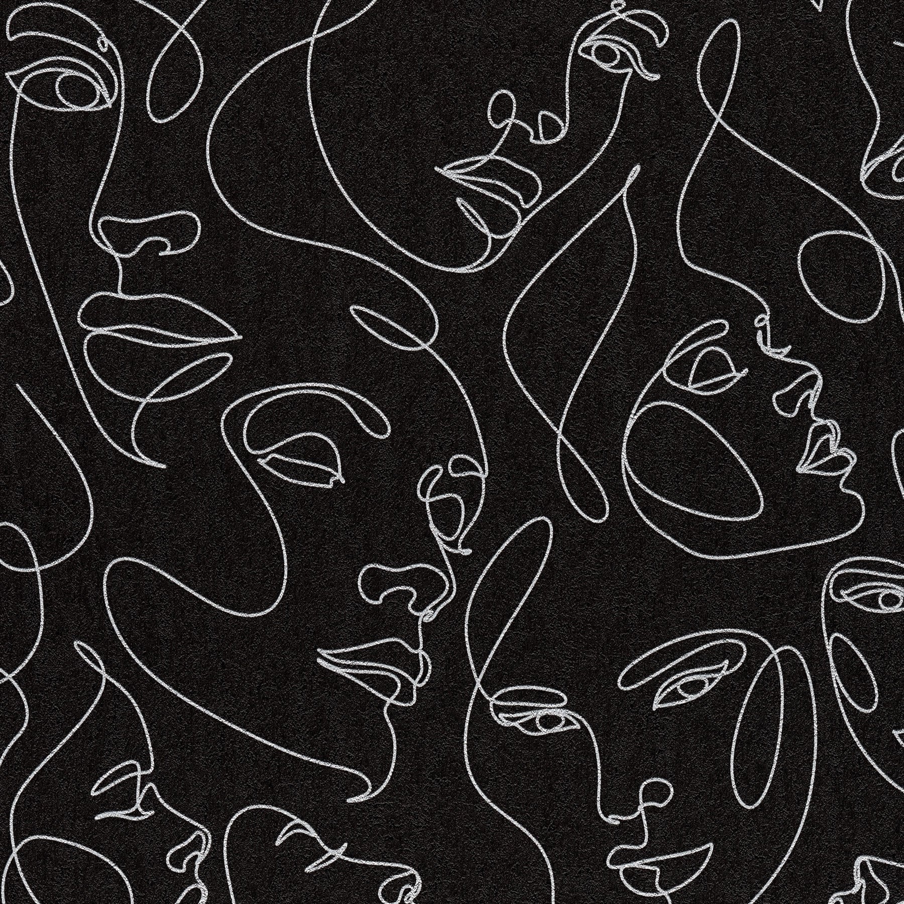 791723 Nature Black Metallic Wallpaper by A S Creation