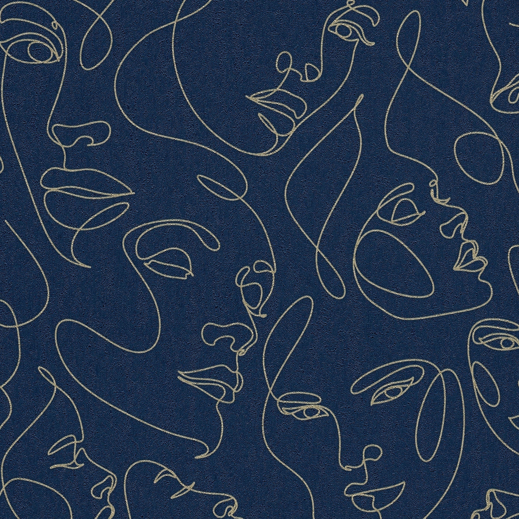 791724 Nature Metallic Blue Wallpaper by A S Creation