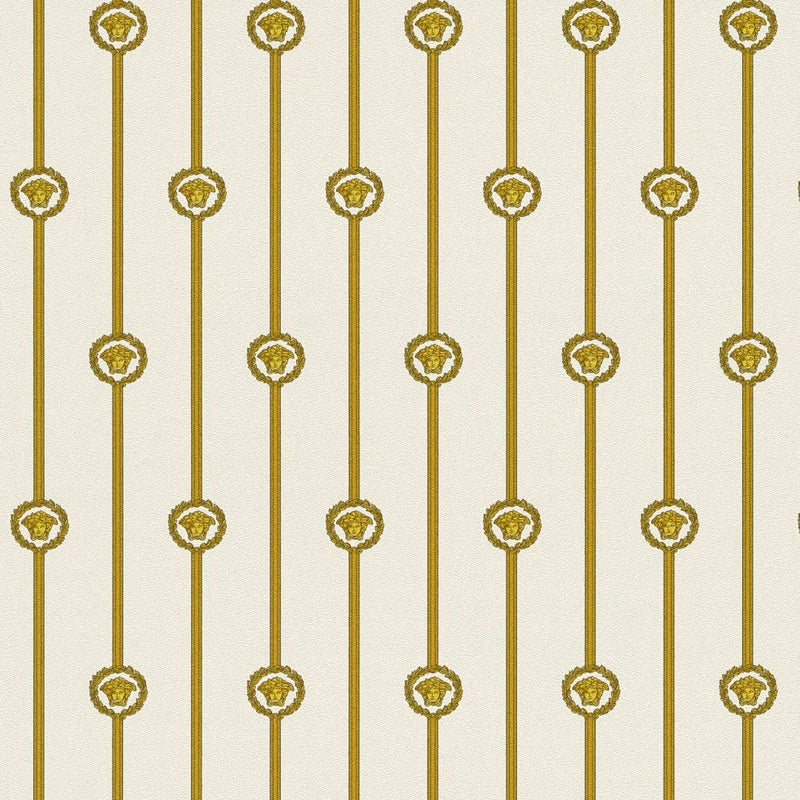 79173-1 Avantgarde Pattern Yellow Versace 6 Wallpaper by A S Creation