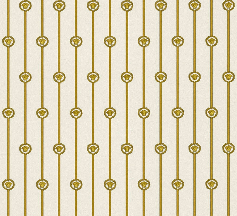 79173-1 Avantgarde Pattern Yellow Versace 6 Wallpaper by A S Creation