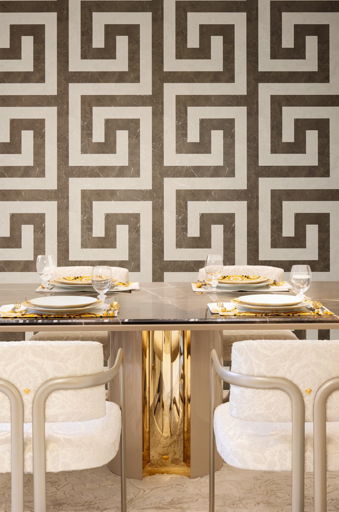 79174-4 Avantgarde Pattern Brown Versace 6 Wallpaper by A S Creation