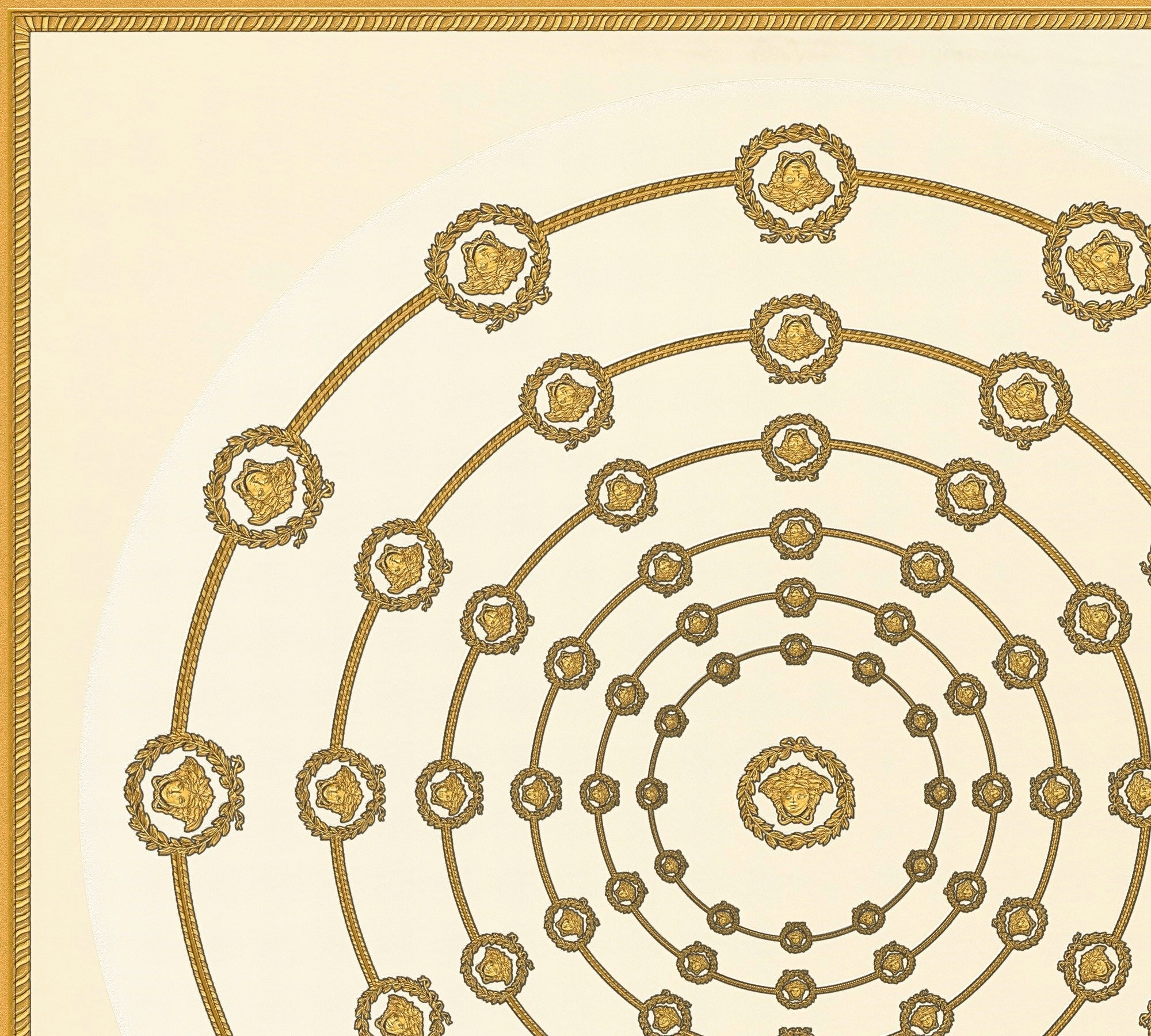 79175-1 Avantgarde Pattern Yellow Versace 6 Wallpaper by A S Creation