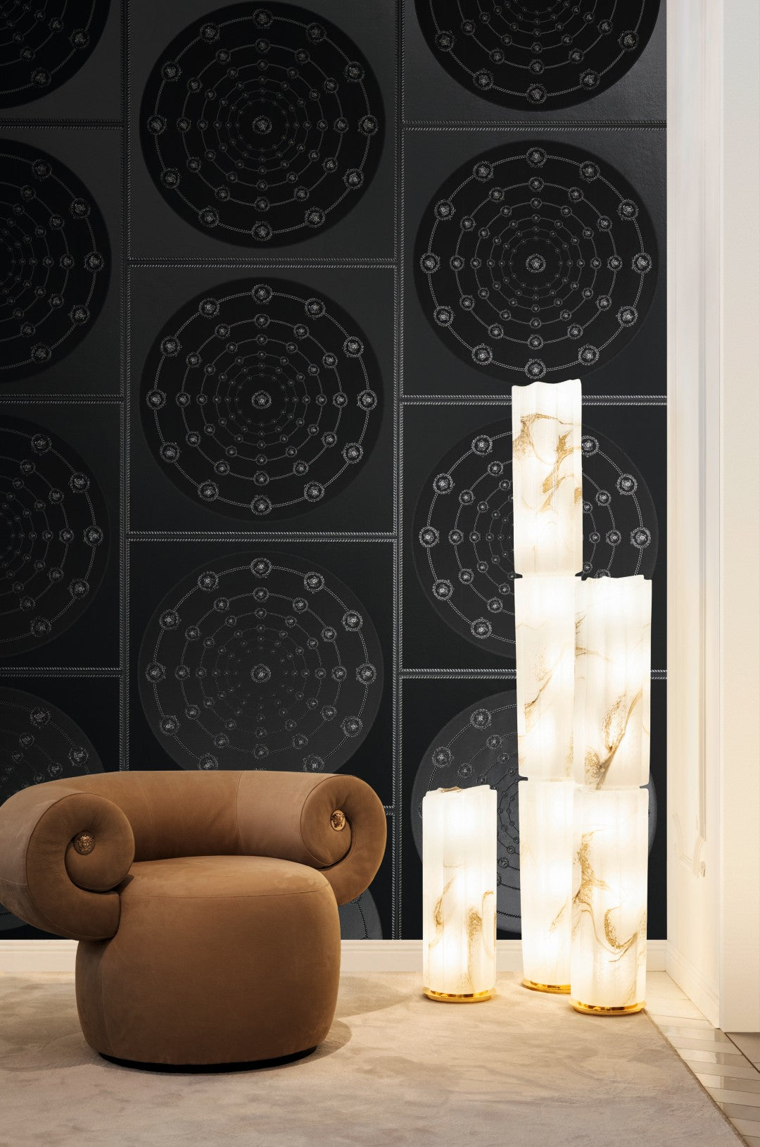 791756 Avantgarde Pattern 791756 Grey Wallpaper by A S Creation