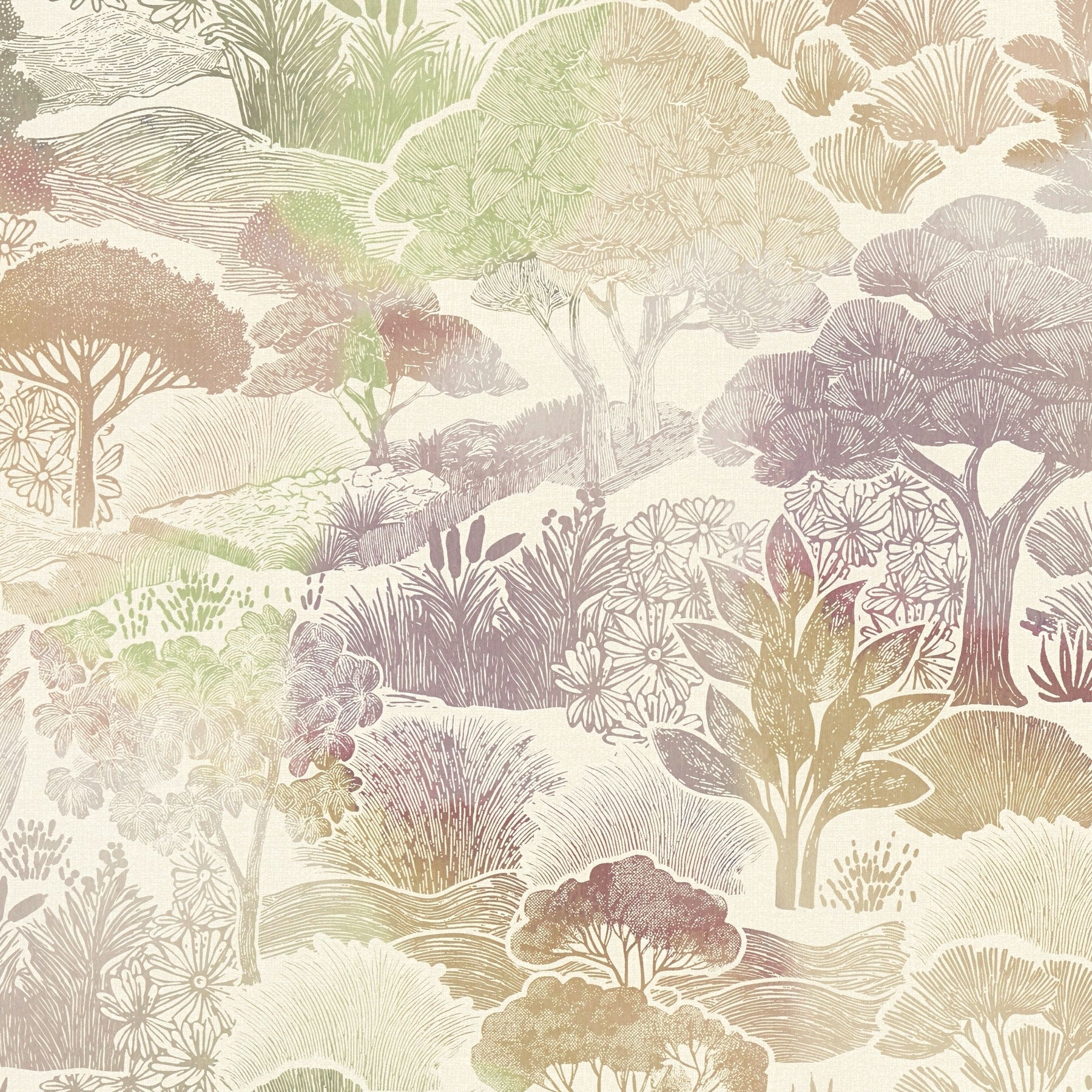 791851 Nature Grey Cream Wallpaper by A S Creation