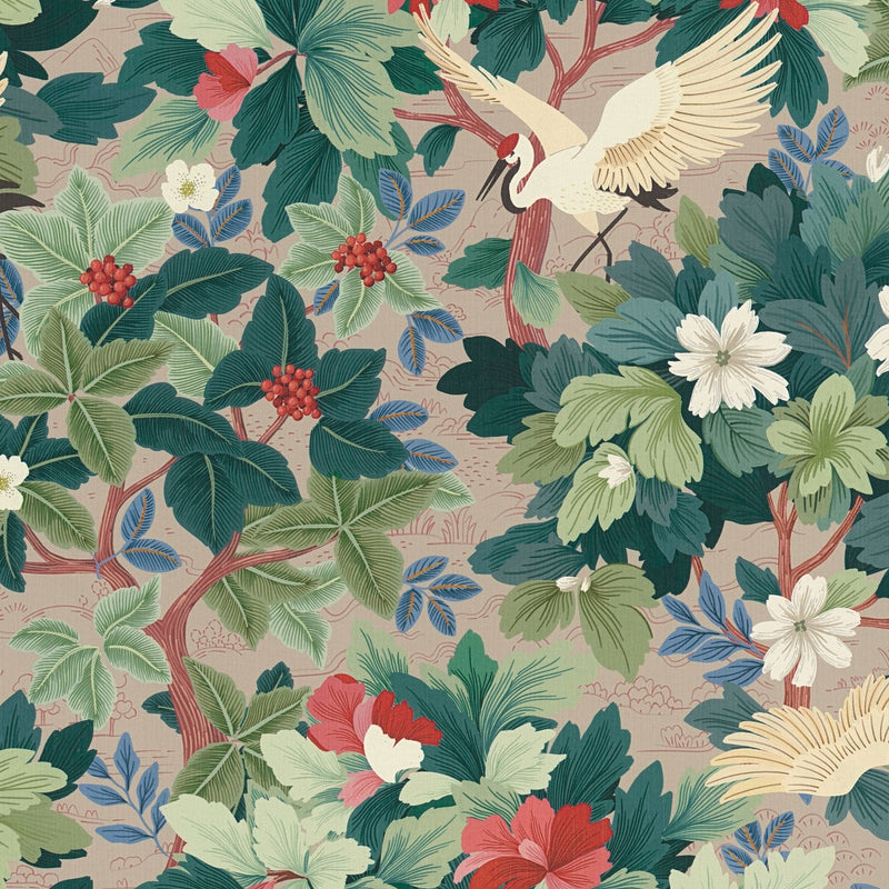791861 Nature Green Multi-Colour Wallpaper by A S Creation