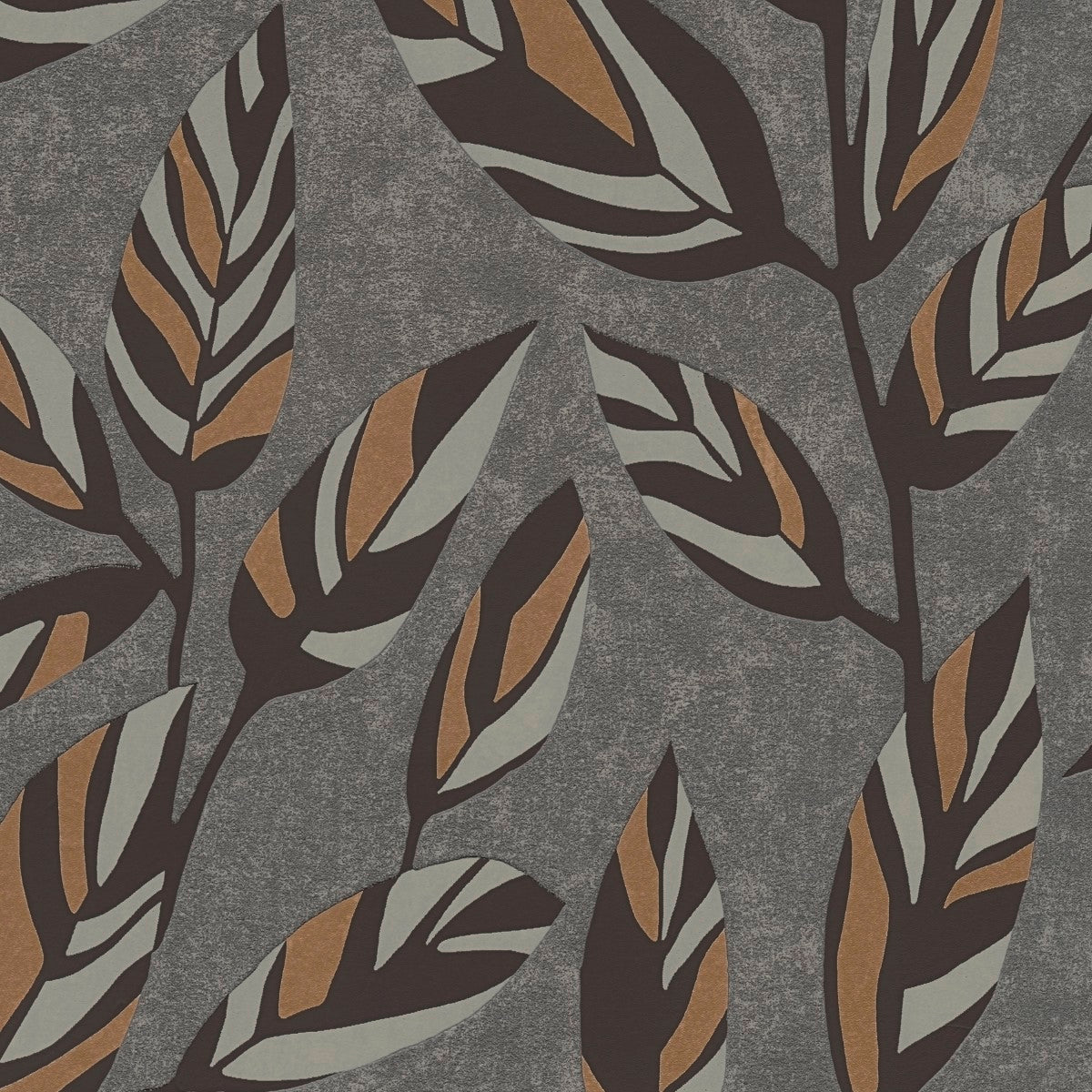 AS791892 Grey, Metallic and Black Floral Attractive 3 Wallpaper by A S Creation