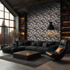 AS791975 Graphical Metallic Grey Vibes & Styles Wallpaper by A S Creation