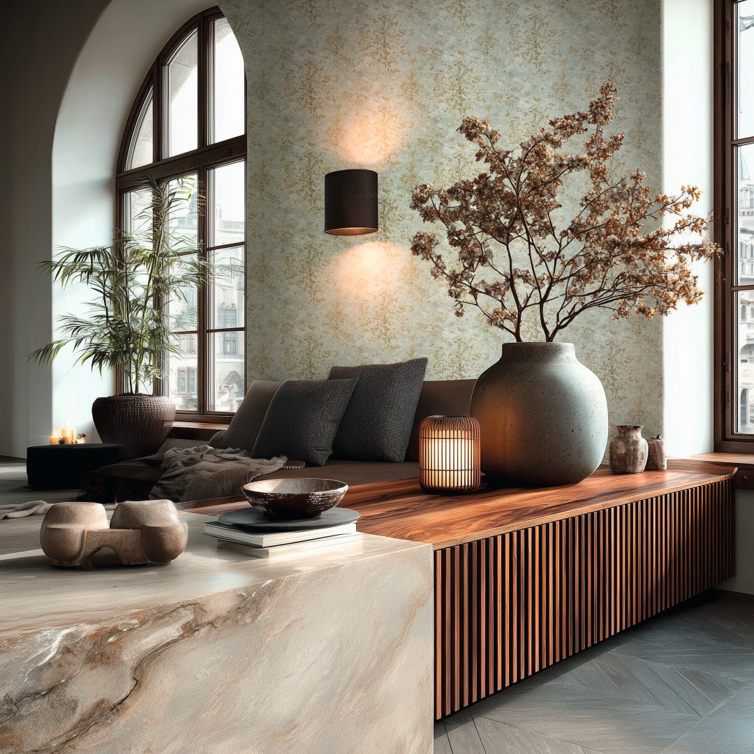 AS792001 Nature Green Grey Vibes & Styles Wallpaper by A S Creation