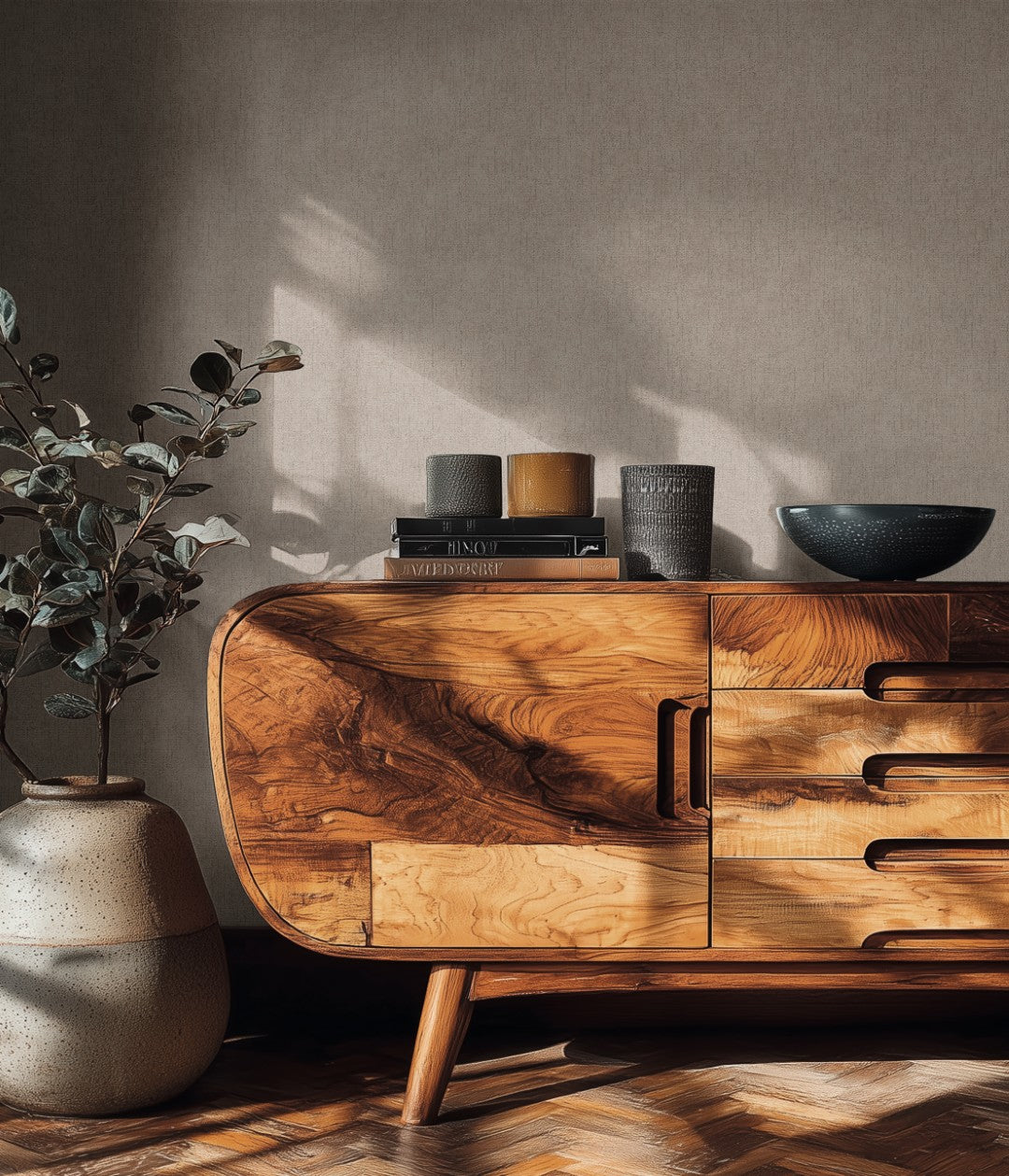 AS792018 Plain Colour Grey Brown Vibes & Styles Wallpaper by A S Creation