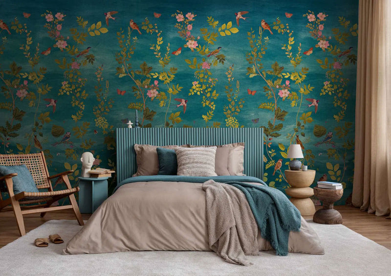 792163 Multi-Colour Blue Vibes & Styles Mural by A S Creation