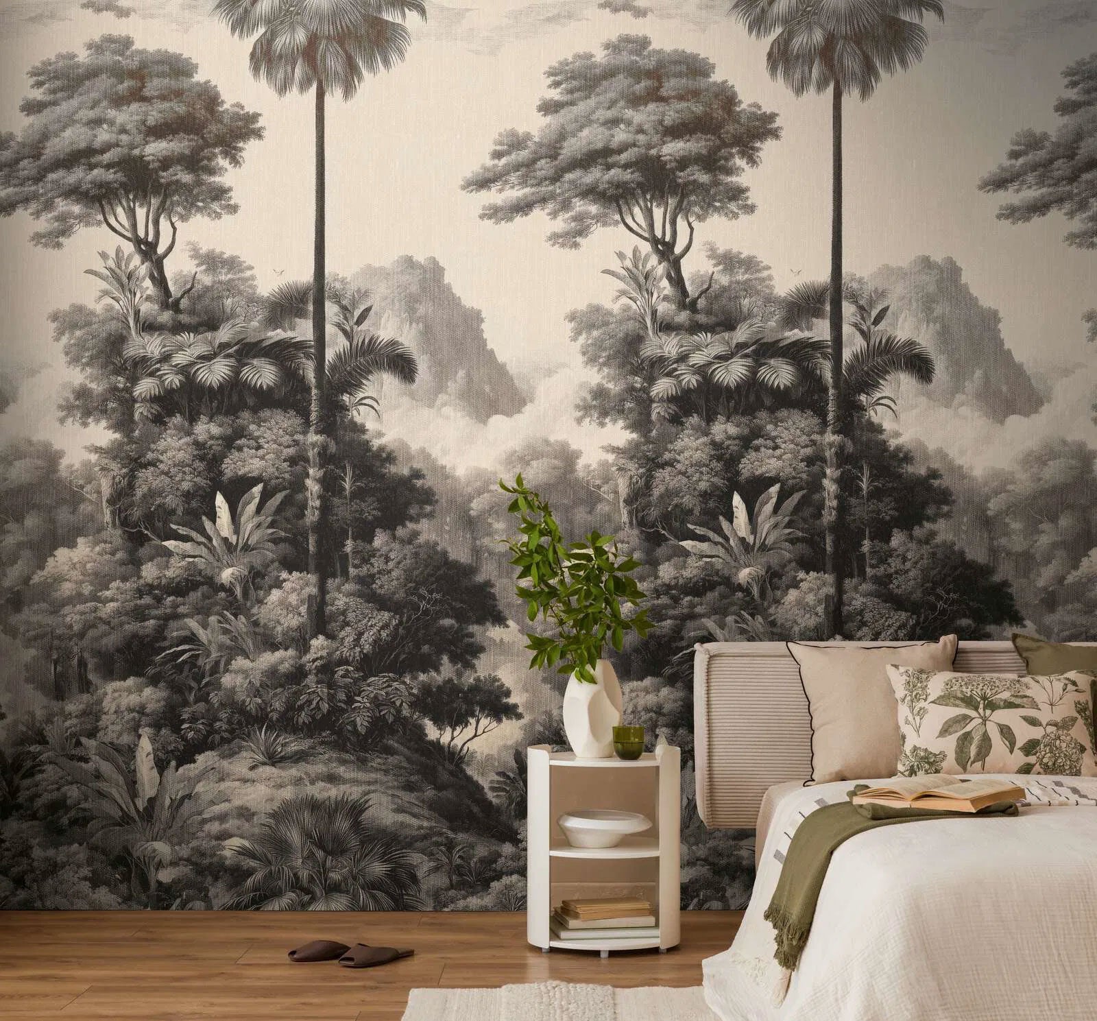 792169 Black Cream Vibes & Styles Mural by A S Creation