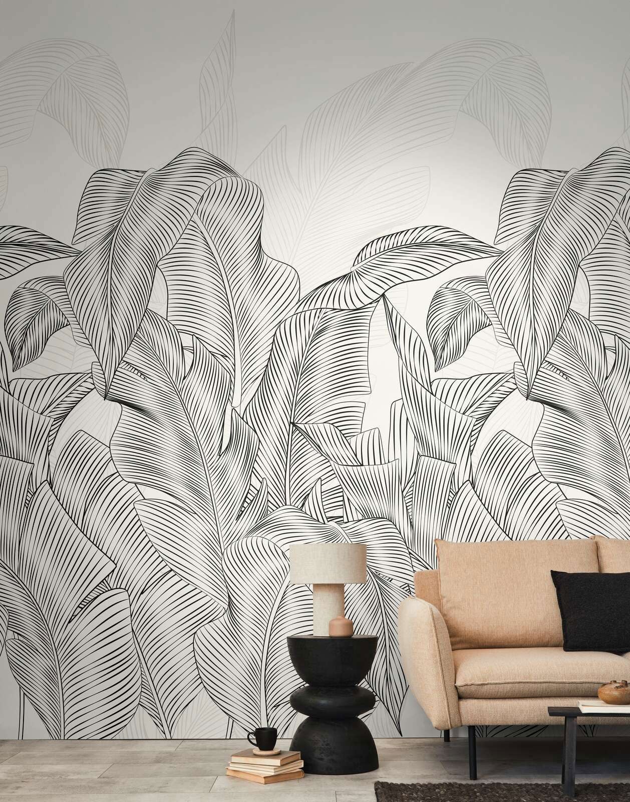 792171 Black Grey Vibes & Styles Mural by A S Creation