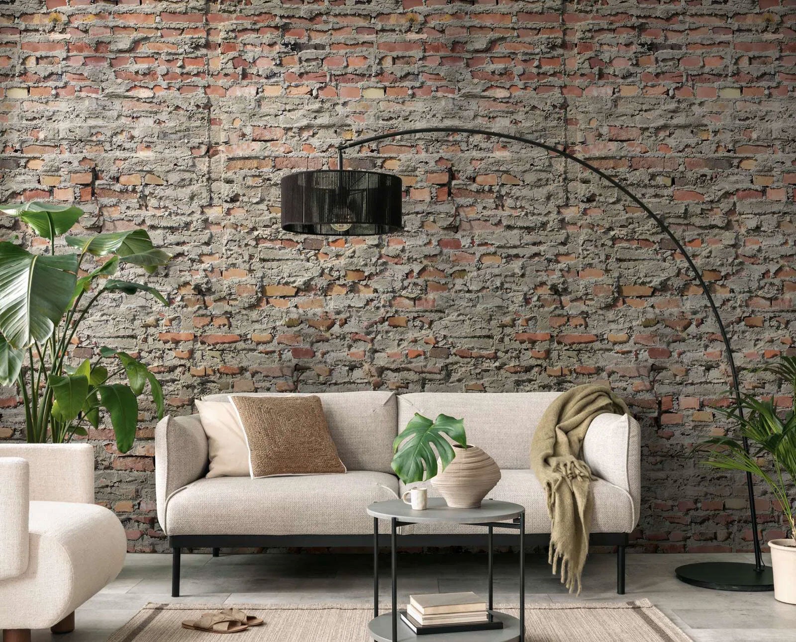 792172 Red Grey Vibes & Styles Mural by A S Creation