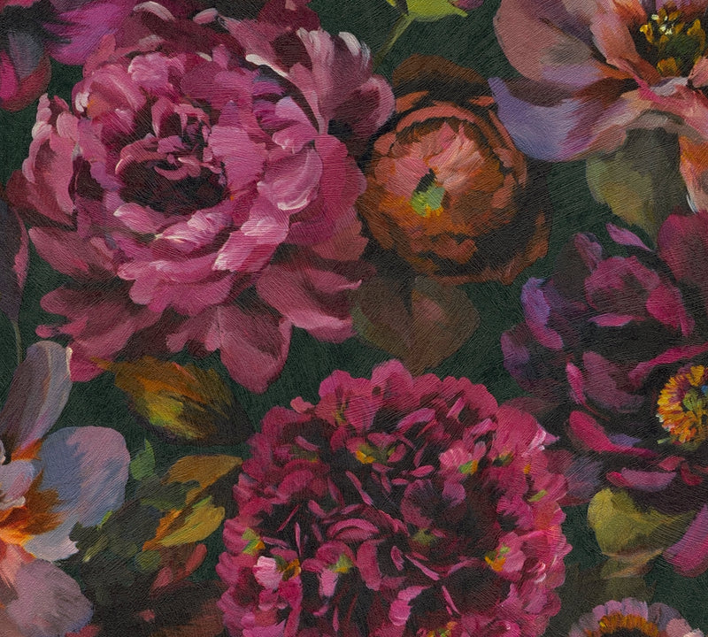 Floral Pink The Trend Spectrum Wallpaper by A S Creation - flat