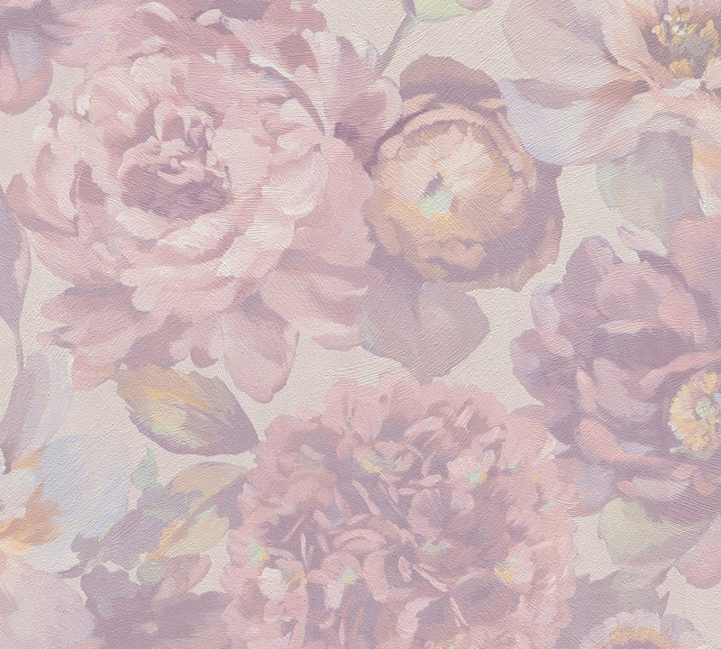 Floral Lilac The Trend Spectrum Wallpaper by A S Creation - flat