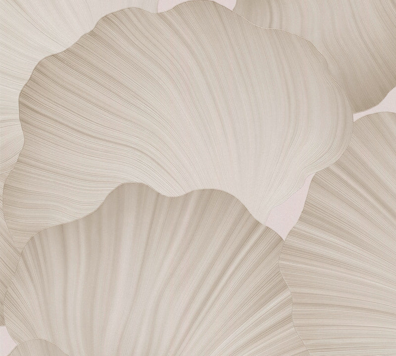 Ginkgo Leaf Cream The Trend Spectrum Wallpaper by A S Creation - flat