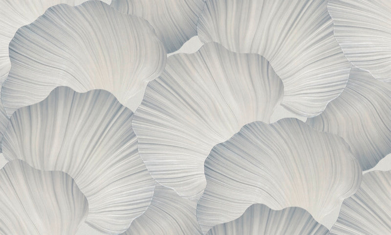 Ginkgo Leaf Silver The Trend Spectrum Wallpaper by A S Creation - repeat