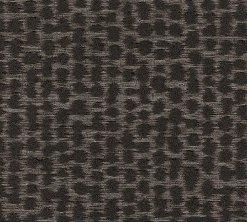 Leopard Black The Trend Spectrum Wallpaper by A S Creation - flat