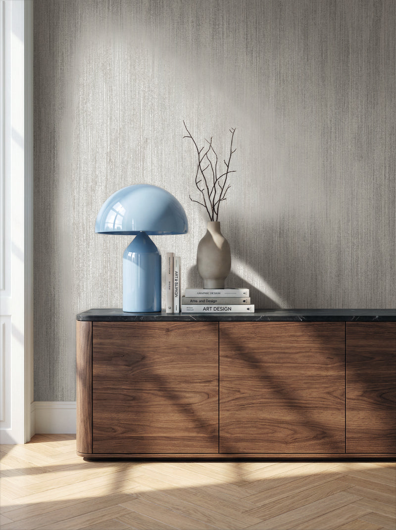 Grasscloth Light Grey The Trend Spectrum Wallpaper by A S Creation - room