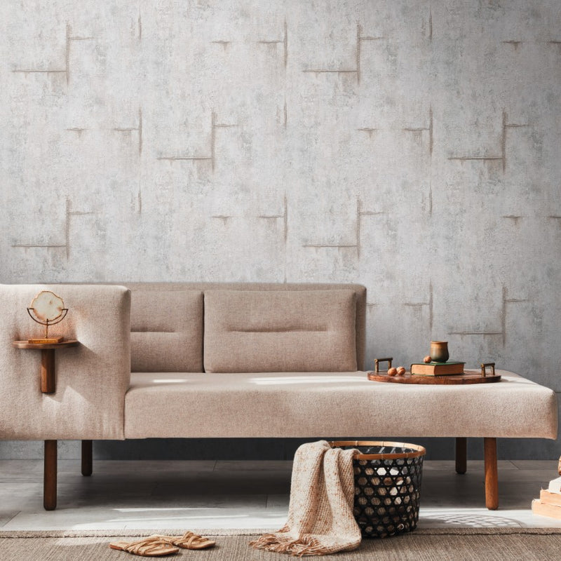 79085-2 CosmoLiving Graphite Groove by Cosmopolitan