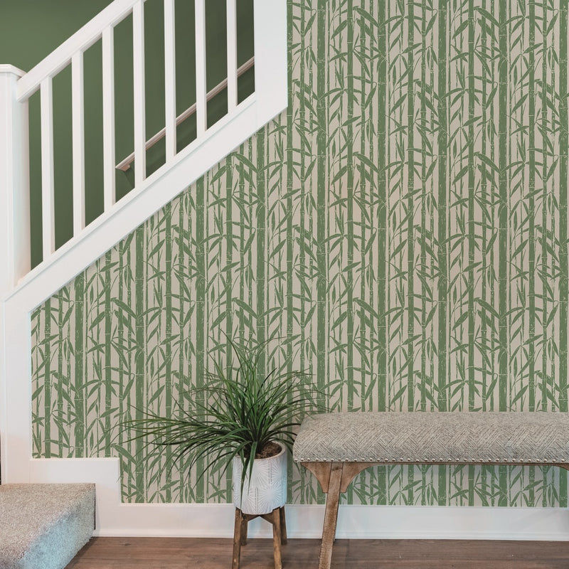 Green and Metallic Nature Attractive 3 Wallpaper by A S Creation