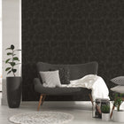 Metallic and Black Graphical Attractive 3 Wallpaper by A S Creation