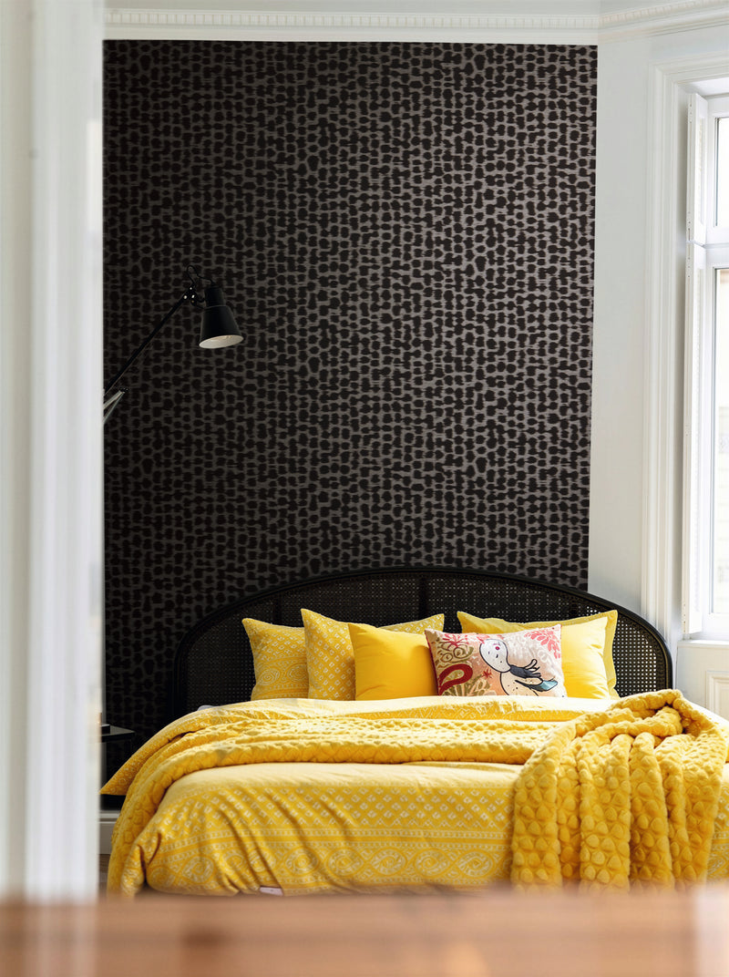 Leopard Black The Trend Spectrum Wallpaper by A S Creation - room