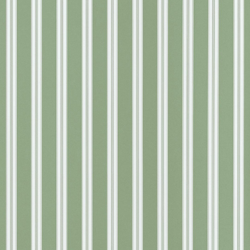 AT10703 Payton Stripe Green Wallpaper by Anna French
