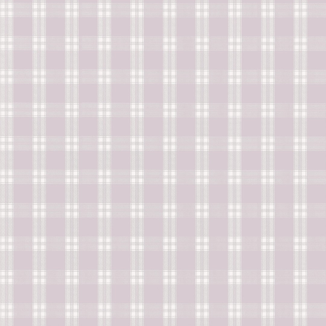 AT10706 Payton Check Lavender Wallpaper by Anna French