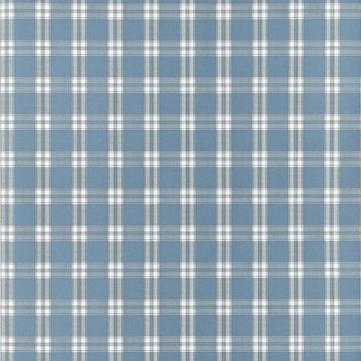 Payton Check Blue Clermont Wallpaper by Anna French