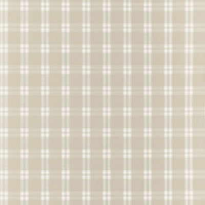 Payton Check Beige Clermont Wallpaper by Anna French