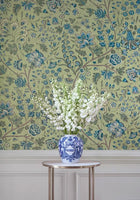 Francois Spa Blue Clermont Wallpaper by Anna French