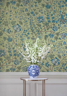 Francois Spa Blue Clermont Wallpaper by Anna French