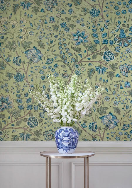 Francois Spa Blue Clermont Wallpaper by Anna French