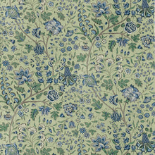 AT10727 Francois Green and Blue Wallpaper by Anna French