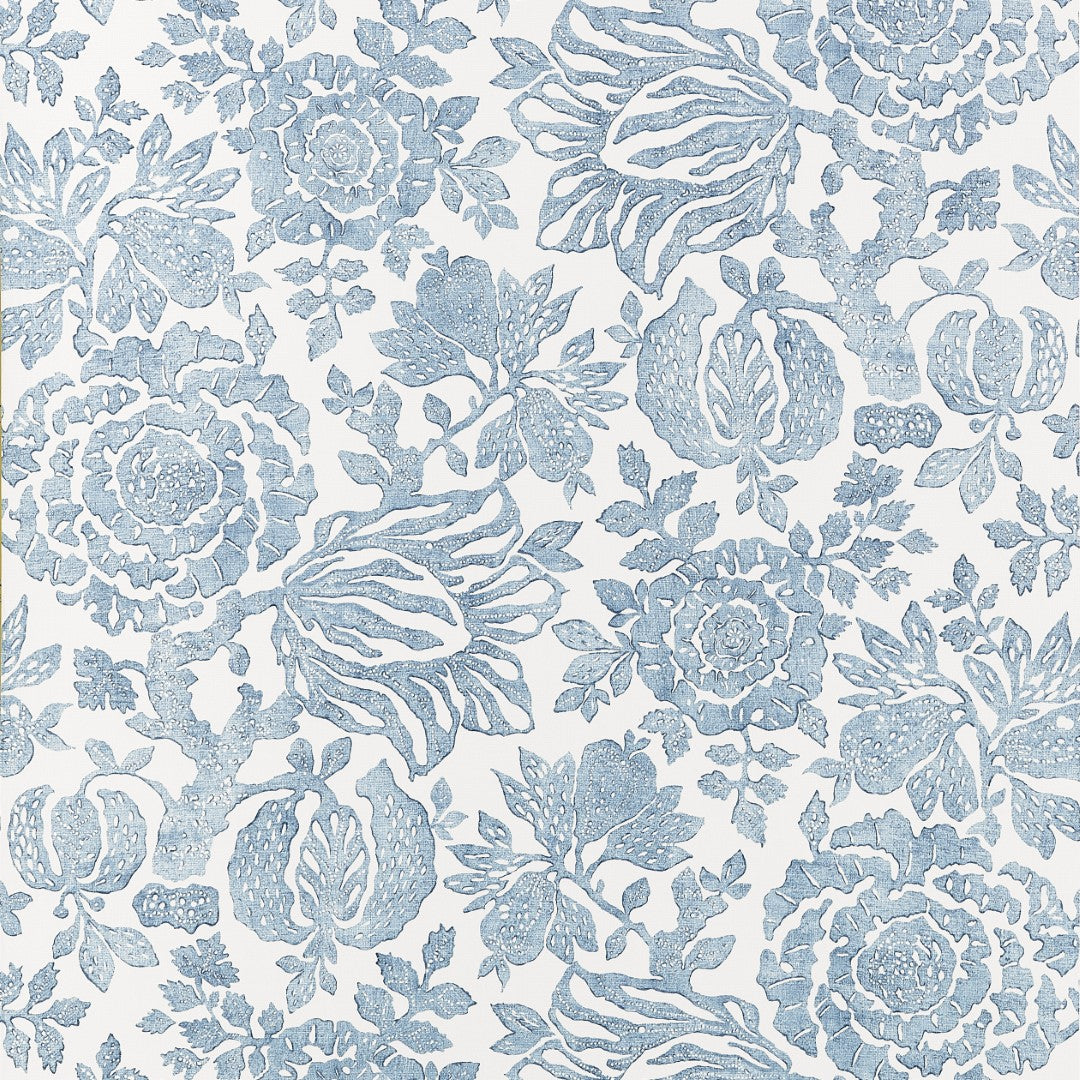 AT10730 Sigourney Blue Wallpaper by Anna French