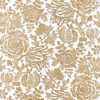 Sigourney Gold Clermont Wallpaper by Anna French