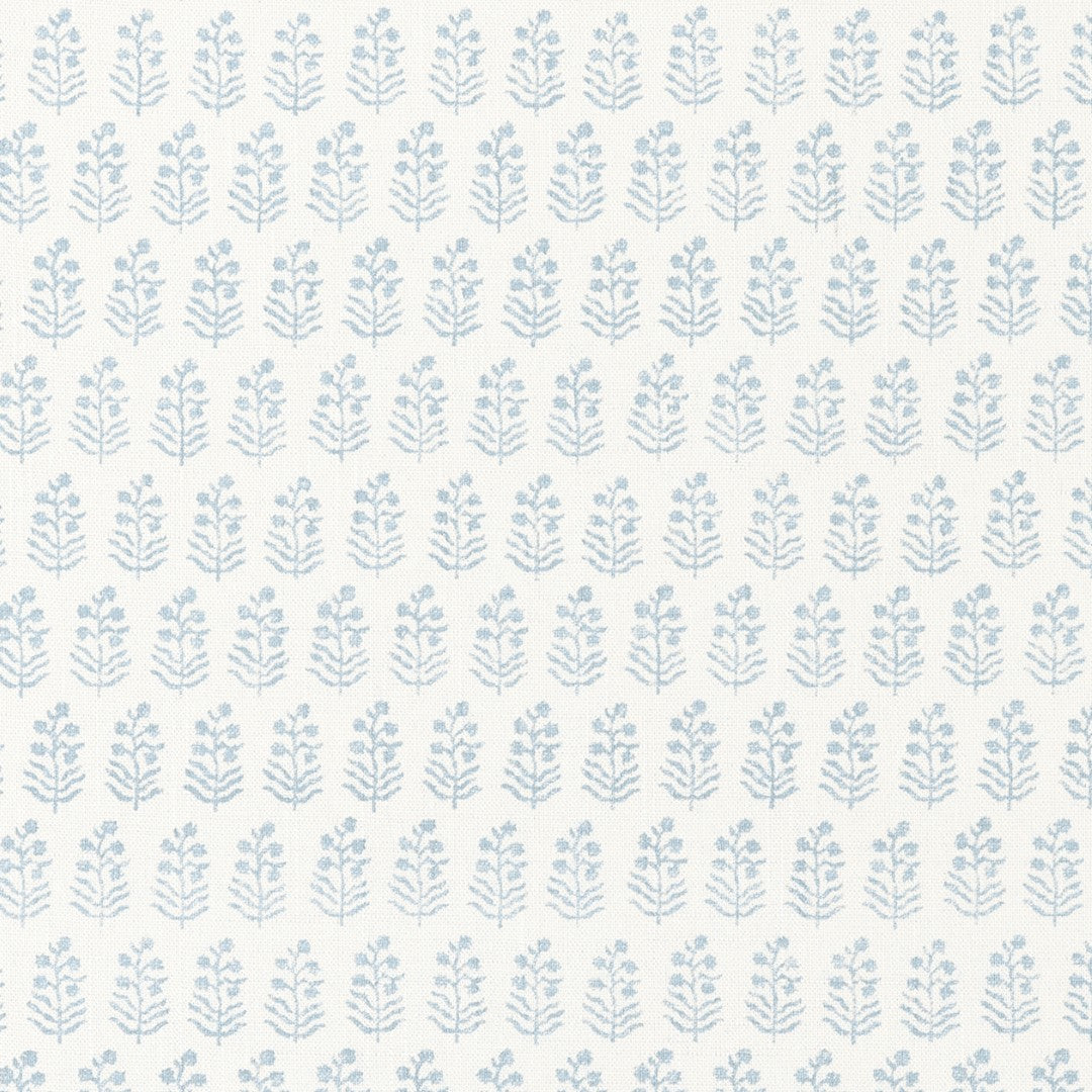 AT10752 Chloe Spa Blue on White Wallpaper by Anna French