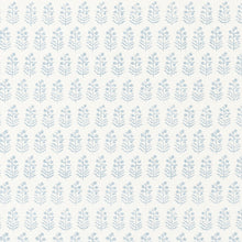AT10752 Chloe Spa Blue on White Wallpaper by Anna French