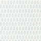 Chloe Spa Blue on White Clermont Wallpaper by Anna French