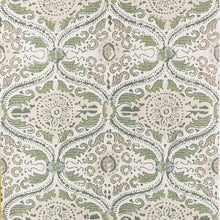 AT10755 Cecilia Green and Beige Wallpaper by Anna French
