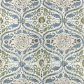 Cecilia Blue and Green Clermont Wallpaper by Anna French